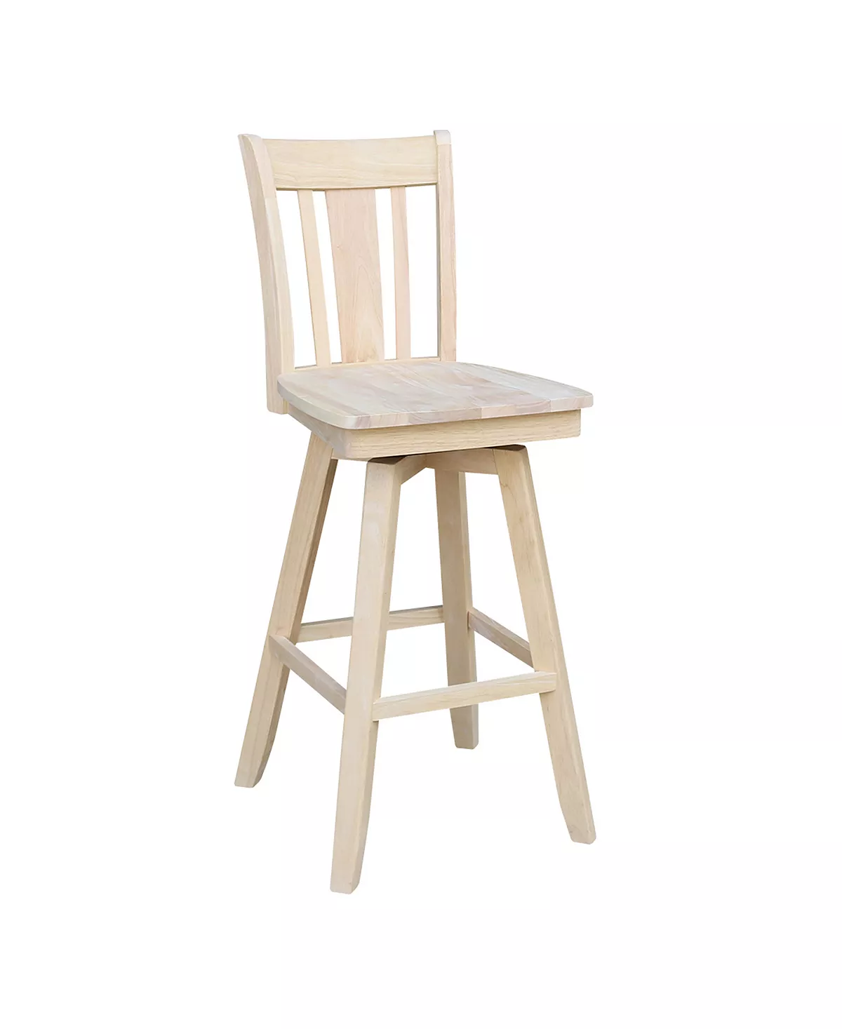 International Concepts Bar Height Table With 2 Splat Back Swivel Bar Stool Set, 3 Piece - Image 4