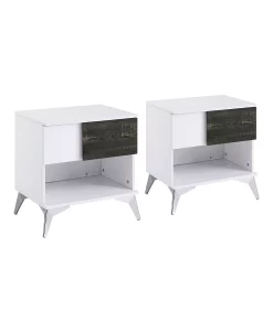 Furniture Of America Kasic Storage End Table, Set Of 2