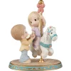 Precious Moments 221019 Your Love Makes My World Go Round Bisque Porcelain, Metal Figurine
