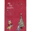 Disney Winnie The Pooh My First Christmas Photo Op Baby Blanket