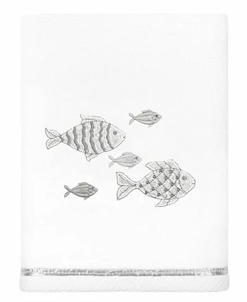 Linum Home Textiles Turkish Cotton Figi Embellished Towel Set, 4 Piece - Image 2