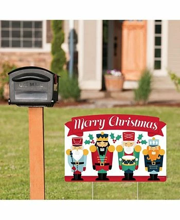 Big Dot Of Happiness Christmas Nutcracker - Holiday Yard Lawn Decor Merry Christmas Party Yardy Sign - Image 2