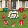 Big Dot Of Happiness Christmas Pajamas Outdoor Lawn Decorations - Holiday Party Yard Signs 8 Ct