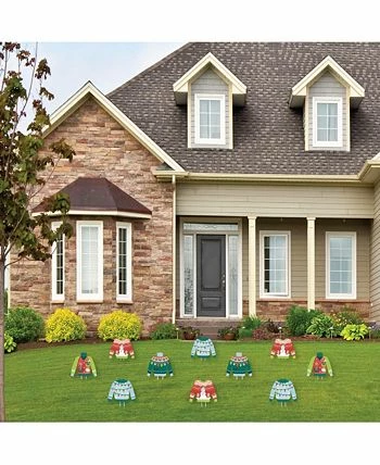 Big Dot Of Happiness Colorful Christmas Sweaters Outdoor Ugly Holiday Party Yard Decorations 10 Ct - Image 2