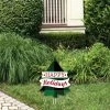 Big Dot Of Happiness Liday Plaid Trees - Happy Holidays Outdoor Lawn Sign Christmas Yard Sign 1 Pc