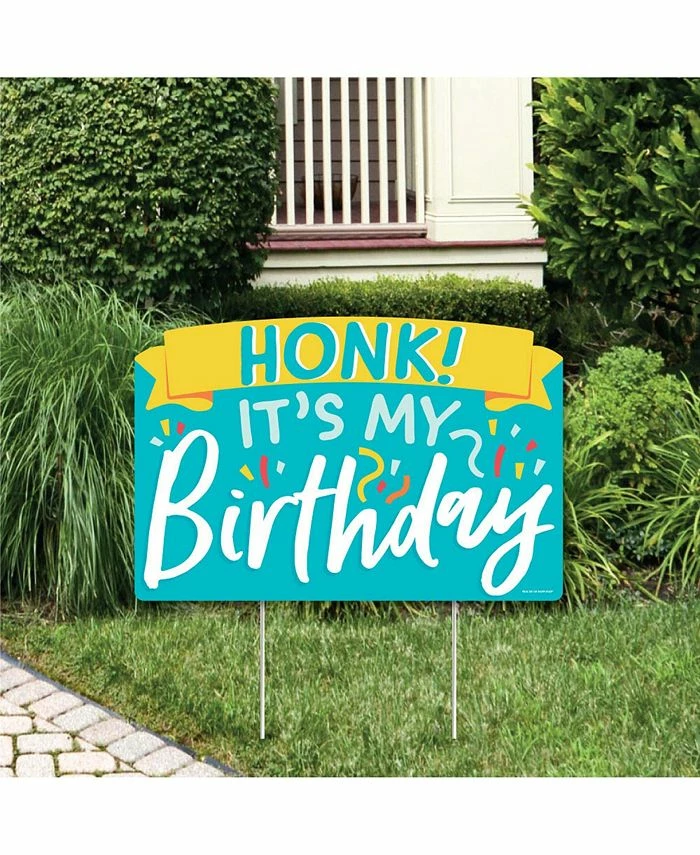 Big Dot Of Happiness K, It's My Birthday - Birthday Party Yard Sign Lawn Decor - Party Yardy Sign