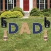Big Dot Of Happiness My Dad Is Rad - Yard Sign Outdoor Lawn Decor Happy Father's Day Yard Signs - Dad