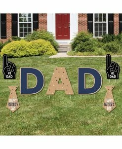 Big Dot Of Happiness My Dad Is Rad - Yard Sign Outdoor Lawn Decor Happy Father's Day Yard Signs - Dad