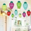 Big Dot Of Happiness Christmas Light Bulbs - Outdoor Holiday Porch & Tree Yard Decor - 10 Pc