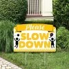 Big Dot Of Happiness Please Slow Down - Kids At Play Yard Sign Lawn Decor - Party Yardy Sign