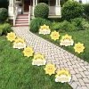 Big Dot Of Happiness You Are My Sunshine - Sun & Cloud Lawn Decor - Outdoor Party Yard Decor - 10 Pc