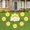 Big Dot Of Happiness You Are My Sunshine - Lawn Decor - Baby Shower Or Birthday Yard Signs - Set Of 8