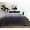 Bokser Home Luxury Cotton Channel Stitched Velvet Quilt - King/Cal King
