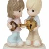 Precious Moments 222003 You Have The Key To My Heart Bisque Porcelain Figurine