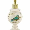 Avanti Bath Accessories, Gilded Birds Soap And Lotion Dispenser