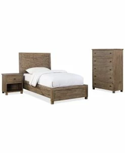 Canyon Platform Bedroom Furniture, 3-Pc. Bedroom Set (Twin Bed, Chest And Nightstand)