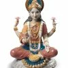 Lladró Goddess Sri Lakshmi Figurine