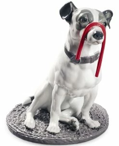 Lladró Jack Russell With Licorice Figurine