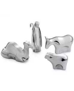 Nambé Ivity Shepherd & Animals Figurines, Set Of 4