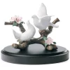 Lladró Collectible Figurine, Doves On Cherry Tree