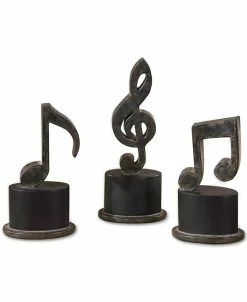 Uttermost Music Notes Art, Set Of 3