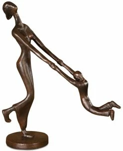 Uttermost At Play Mother & Child Sculpture